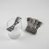 Candle Diy wick holder, metal, diam. holes 0.6 cm, 10 x 2.5 cm