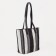 Soper bag with zipper, black color