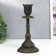 Summary Metal for 1 candle "Raja" Bronze 16.5x8x8 cm