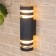 Elektrostandard Light Garden-Park, 2x60W, E27, IP54, wall, Techno 1443 black