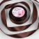 Satin tape, 25 mm × 23 ± 1 m, chocolate color No. 31