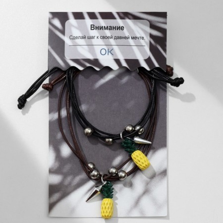 Bracelets "Demetrons" pineapples, colored, l = 12.5 cm-3