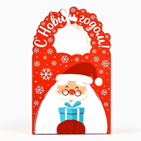 Box New Year's folding “Gift from Santa Claus” 18.4 x 30.4 x 7.3 cm, New Year-1