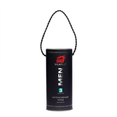 Complex for men Silapant Eye Gel 30 ml+shaving gel 75 ml+face cream 50 ml-1