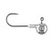 Lucky John Ball jig-heads, 12 g, BN color, 3 pcs.