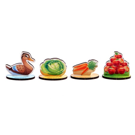 Figures of animals wooden "Farm. Pets"-5