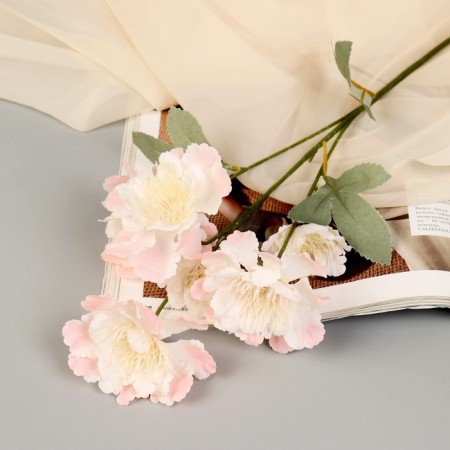 Artificial flowers "Bigonia White" 60 cm, pink