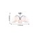 Modum chandelier, 5x40W E14, chromium color