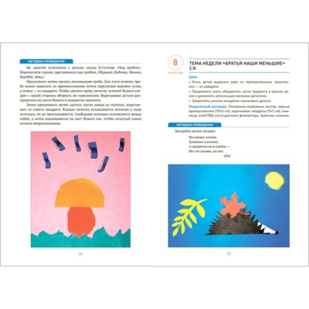 Application with children. From 5 to 6 years. Summaries of classes. Koldin D.N.-3