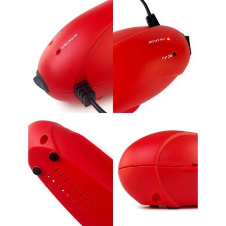 Laminator A4 75-150 microns, 2 shafts, speed 25 cm/min, gelos rainbow, red "LMA4RK"-8