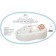 Coconut - cradle, white color