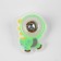 Silicone strip “dinosaur”, luminous, 5.5 × 4 cm, green color