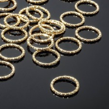 Connective ring (connective), 1.5 × 1.5 cm (set 100 pcs.), Color gold