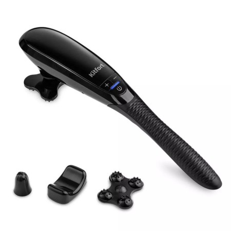 Massager KitFort KT-2928, 9 W, 1500-3700 BLU/min, 3 modes, 3 nozzles, black