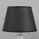 Board lamp "Vlasta" E14 40W White-black 23x23x36 cm Risalux