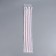 Lightning "Spiral", No. 5, connective, automatic lock, 50 cm, white/red color