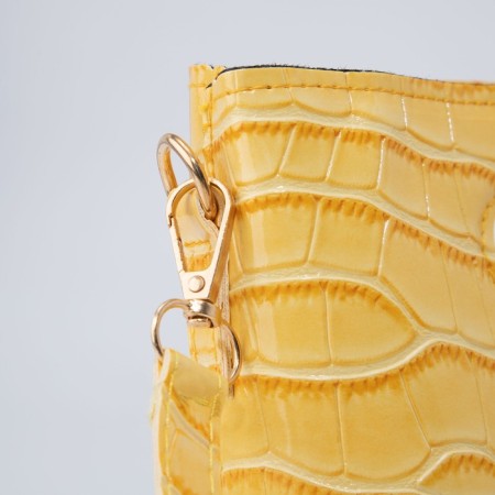 Bag Cross-Bodi on magnet, yellow color-3