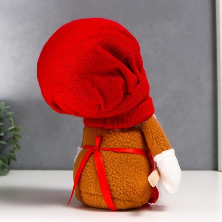 Interior doll "Dwarf in a cook cap" 25x7.5x10 cm-3