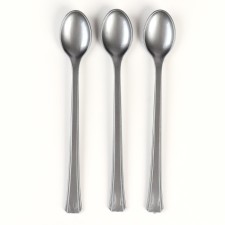 Tablespoons plastic, in a set 12 pieces, color silver