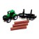 Tractor inertial "Farmer", with a trailer