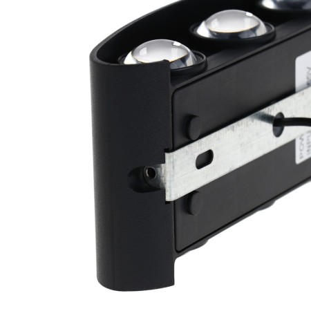 Facade lamp "Semosfer", FSD-069, 6 W, 4000K, 3 rays, IP65, 220 V, plastic, black 100842-8
