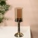 Climber metal, glass "Prince" per 1 candle 12.5 x 12, 5 x 36.5 cm