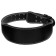 Belt for heavy athletics 110 cm, artificial leather, black color