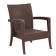 Rattan Ola Dom-Crimery Armchair Brown