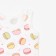 Комплект (майка,трусы) для девочки «Macaron», цвет белый/персик, рост 74 см