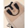 Baby bag, size 11x25x38 cm, beige color