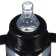 A bottle for feeding "Milk No. 1", a classic throat, with handles, 250 ml., 0 months., Black color