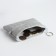 Women's wallet with lightning, gray color