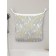 Organizer in a bath on suction “oblique arrows with feathers”, for storing toys and trifles, size 33x39 cm