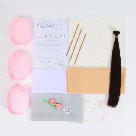 Sewing kit. Interior doll "Mika", 30 cm-2