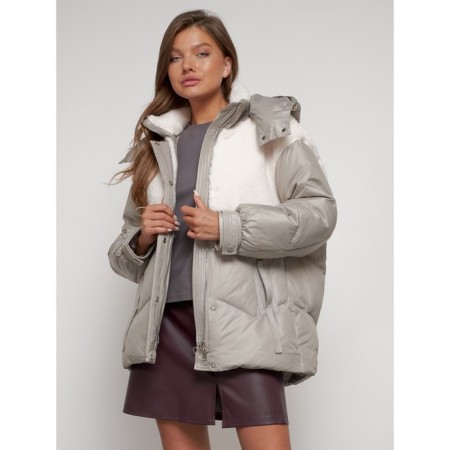 Winter jacket, size 44, color light brown-13