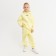 Kids (hoodies, trousers) minku: Basic Line Kids, Oversize, yellow color, height 140
