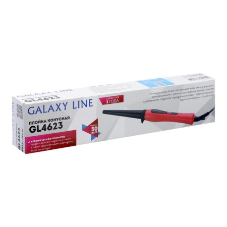 Dumbbell Galaxy GL 4623, 50 W, conical, ceramic coating, D = 25 mm, 200 ° C, red-7
