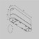 Adapter to the Radity track lamp 115 mm Tra084FC-11SW, 11.5x2.5x5.2 cm, white color