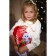 New Year's children's backpack "New Year's Post", Bunny, for the New Year