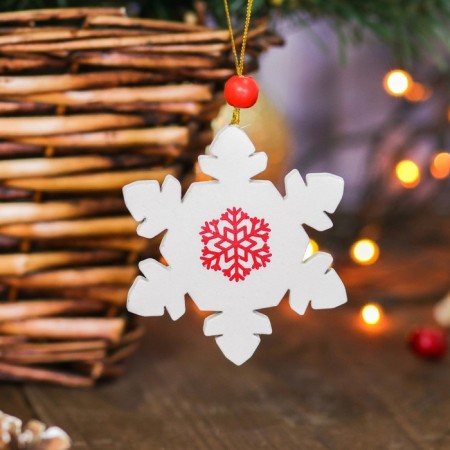 New Year's suspension "Snowflake", mix