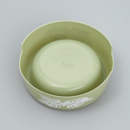 Plastic “Tropics” bowl, 250 ml, olive-5