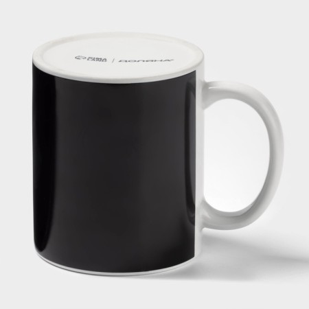 Mug - chameleon ceramic shares “And me?”, 350 ml, white color-4