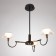 Chandelier 1695/3 LED 72W 3000-6000K black and gold 65x65x26.5 cm Bayerlux