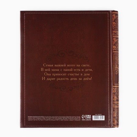 Photo album "Family Book", 20 magnetic sheets size 20 x 28 cm-3