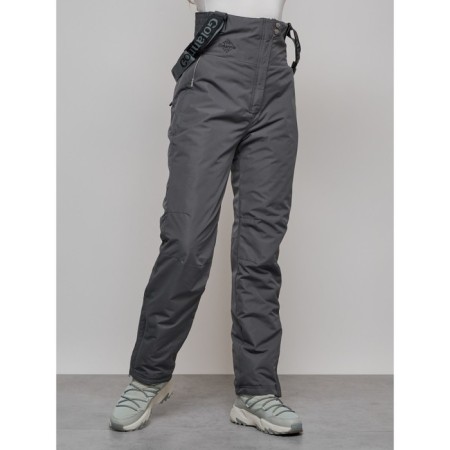 Semicunners of women's winter, size 44, dark gray color-10