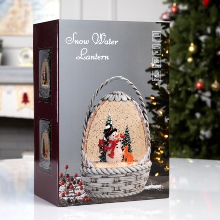 LED figure "Winter Sparks", 20.3x15x9 cm, music, aah3, USB, glow warm white-6
