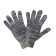 Workers, m/b gloves, knitting 7 class, 4 threads, size 9, without coating, gray