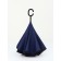 Umbrella - on the contrary, "monoton", mechanical, 8 spokes, r = 53/61 cm, black/blue color