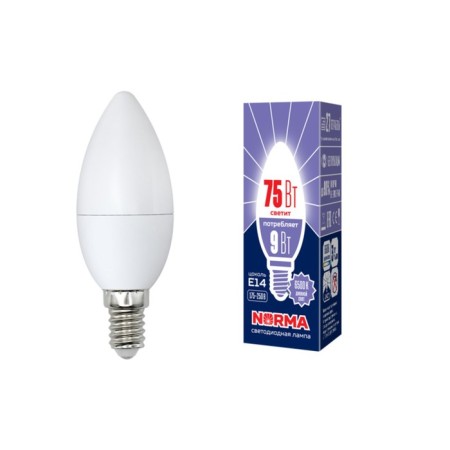 LED LED Uniel, E14, 9 W, glow day white