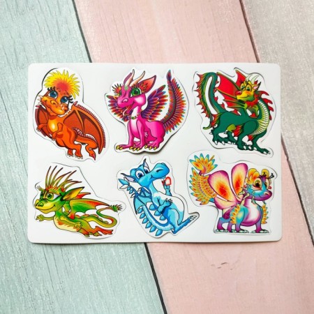 Magnetic set "Fairytale dragons"
